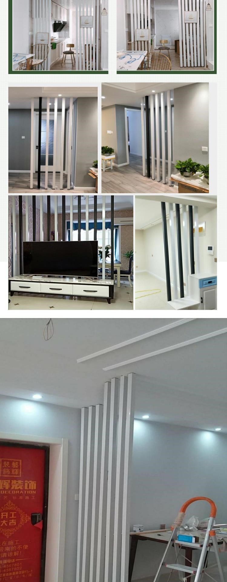 Vách ngăn bằng sắt rèn trang trí hiên nhà màn hình sáng tạo cột thanh dọc chìm nhà phòng khách phòng ngủ phòng ngủ vách ngăn - Màn hình / Cửa sổ
