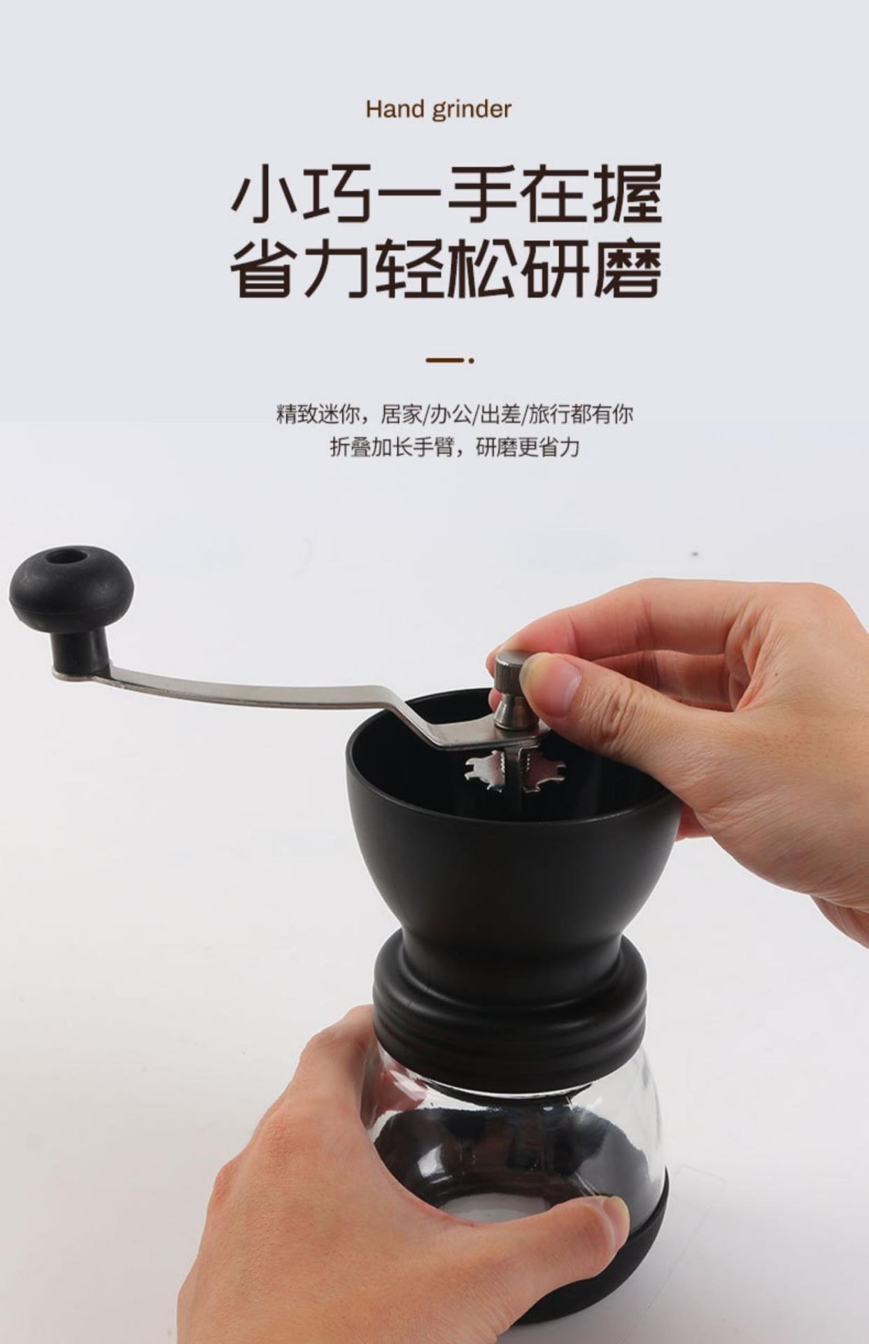 Máy xay cà phê bằng tay Đồ gia dụng bằng gốm Máy pha cà phê bằng tay nhỏ Máy xay hạt cà phê Máy xay hạt cà phê Giá rẻ - Cà phê