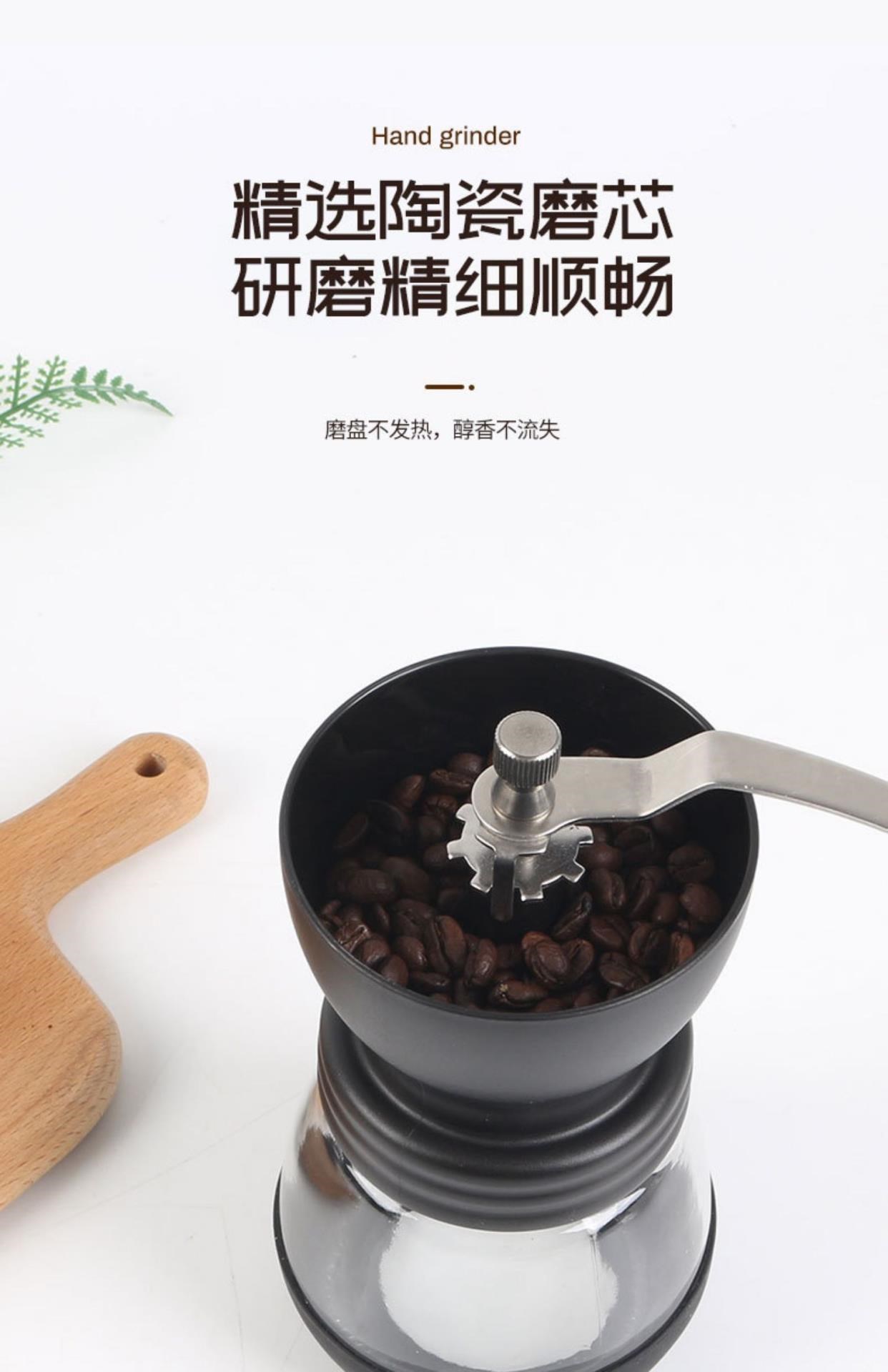 Máy xay cà phê bằng tay Đồ gia dụng bằng gốm Máy pha cà phê bằng tay nhỏ Máy xay hạt cà phê Máy xay hạt cà phê Giá rẻ - Cà phê