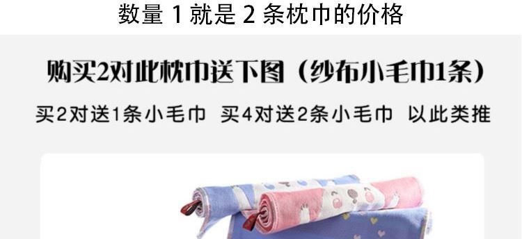 Khăn gối vải cotton nguyên chất cho cặp đôi khăn gối cotton mềm mại thấm mồ hôi bốn mùa khăn trải người lớn phong cách Châu Âu - Khăn gối