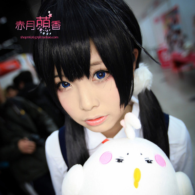 taobao agent Mengxiangjia Yuzi Market Kitakawa Baichuan Yuzi Royal and Black 60 dull cos wigs
