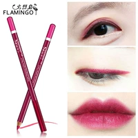 Flamingo Lip liner Magic Color Nhựa Son môi Gỗ Bút kẻ mắt Son môi bền màu Trang điểm - Bút chì môi / môi lót 	son bút chì nars
