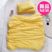 Thỏ Junfa Laifu Mẫu giáo quilt ba mảnh trẻ em chăn quilt san hô bao giường cũi sản phẩm lõi giường