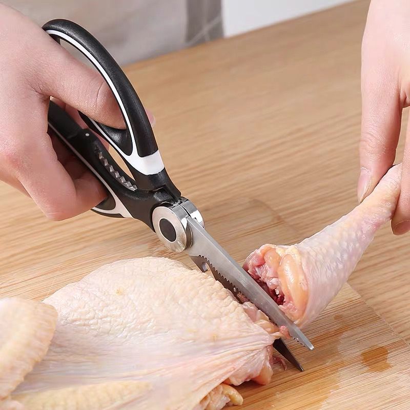 多功能厨房剪刀家用杀鱼＠专用剪鸡骨烤肉神器特大号不锈钢＠强力剪子