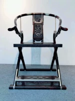 Tianxiang Qingcheng Wang Shixiang модель модели Laos Big Red Red Rosewood Stursection пересечение стульев, падения от сандалового дерева повседневного складного кресла Изучение мебель