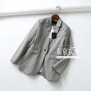 Áo khoác đi trong nhà đơn Joker Thời trang ve áo Một nút Slim Áo tay dài DMW809103