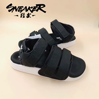 Adidas Adidas sandal clover Velcro nam và nữ sandal thể thao màu đen bãi biển S75382 - Giày thể thao / sandles xăng đan nữ