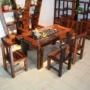 Đặc trưng với bàn ghế gỗ cũ, bàn trà gỗ cũ - Bàn trà bàn tiếp khách văn phòng
