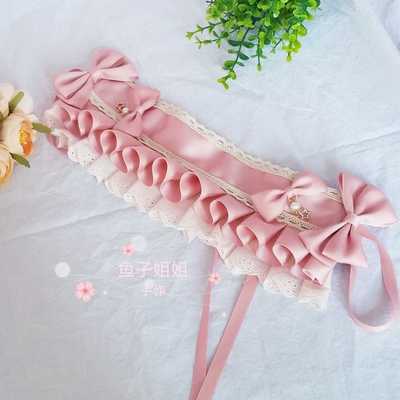 taobao agent Free shipping pink Lolita hair accessories lolita headwear small Popic hair hoop soft girl hair clip as small objects