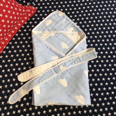 * Bọc khăn trùm đầu bằng vải cotton cho bé Yazan 2-6 lớp cho trẻ sơ sinh tích trữ đồ dùng cho bé - Túi ngủ / Mat / Gối / Ded stuff