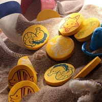 Увлекательная милая морская экологичная интеллектуальная настольная игра для игр в воде, пляжная игрушка, семейный стиль