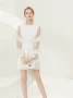 IV Ivy 2019 mùa xuân váy mới quần áo phụ nữ mua hàng đích thực trong nước Một chiếc váy chữ L7100602 - A-Line Váy mẫu váy chữ a đẹp 2020
