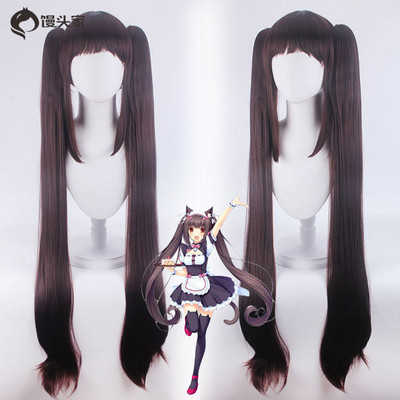 taobao agent Steppad, NEKOPARA Cat Mother Park Chocolate and Costercho chocolate cosplay wigs