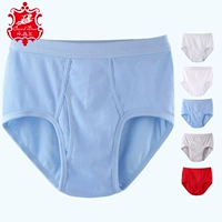 quần sịp con voi Quần tam giác nam Patex Cotton Trung niên eo cao XL Old Man Fat Đồ lót lớn Quần short cotton lỏng lẻo quần chip nam