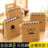 Очки, портативный карманный блокнот, ноутбук, креативная книга