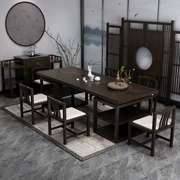 Bàn trà Trung Quốc mới kết hợp ghế gỗ rắn Taipan bàn bàn hội nghị bàn trà phòng câu lạc bộ đồ nội thất tùy chỉnh - Nhà cung cấp đồ nội thất