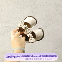 崔丫丫 Обувь с бантиком для девочек для кожаной обуви для принцессы для раннего возраста, 2023 года, в корейском стиле, 3 лет