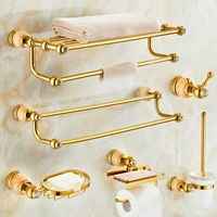 Медная подвеска, комплект, золотое банное полотенце из нефрита, европейский стиль