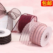 Zhuo Cai Bow Hairpin Phụ kiện tóc Chất liệu Handmade DIY Làm quà tặng Bọc Ribbon Ribbon song phương Sợi nhảy - Phụ kiện tóc