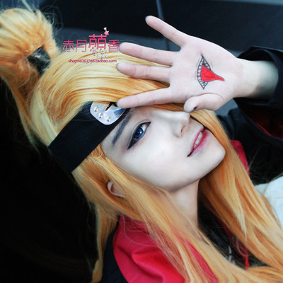 taobao agent Mengxiang Family Naruto Dedala Super original golden yellow shape cosplay wig