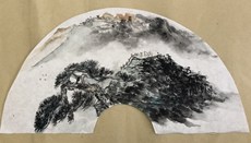 Картина 促销纯手绘真迹册页扇面小品山水国画餐厅卧室书房字画收藏画11