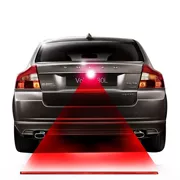 Xe máy điện xe hơi chống đuôi laser chiếu đèn led trang trí ánh sáng sương mù đèn đuôi phụ kiện chuyển đổi ánh sáng - Phụ tùng xe máy