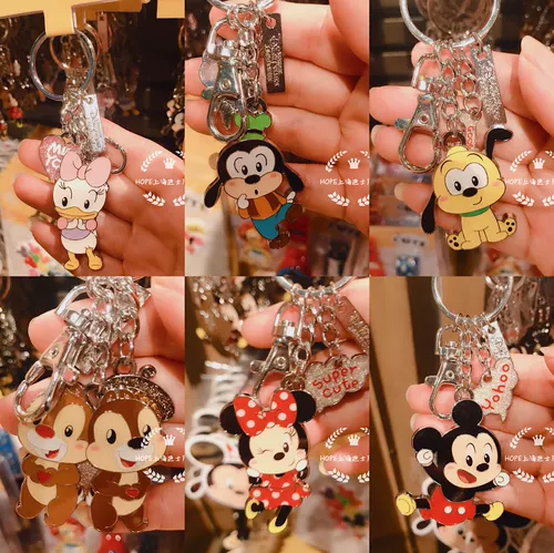 Hope Shanghai Disney Купит милый сериал Mickey Minidi -eke Metal Key Ring Brurto