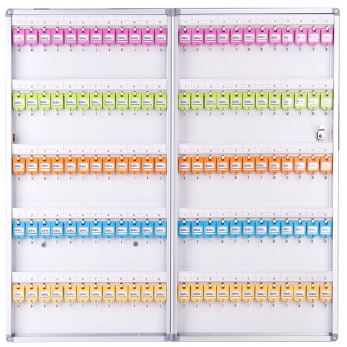 Deli (Deli) 120 -бит -алюминиевый сплав Ключ управления коробкой организует шкаф для хранения Silver 50803