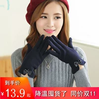 Перчатки, удерживающий тепло утепленный комплект для школьников, в корейском стиле