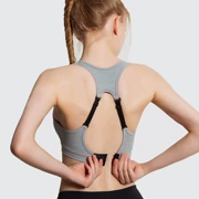 Dây đeo vai có thể điều chỉnh mà không có vòng thép tập hợp áo ngực thể thao nữ yoga tập thể dục nhanh khô quần áo chống sốc cường độ cao - Đồ lót thể thao