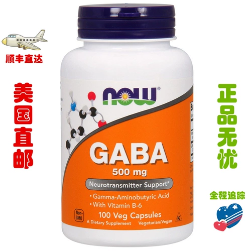 Теперь продукты питания GABA Vitamin B6 Depression Depression 500 мг
