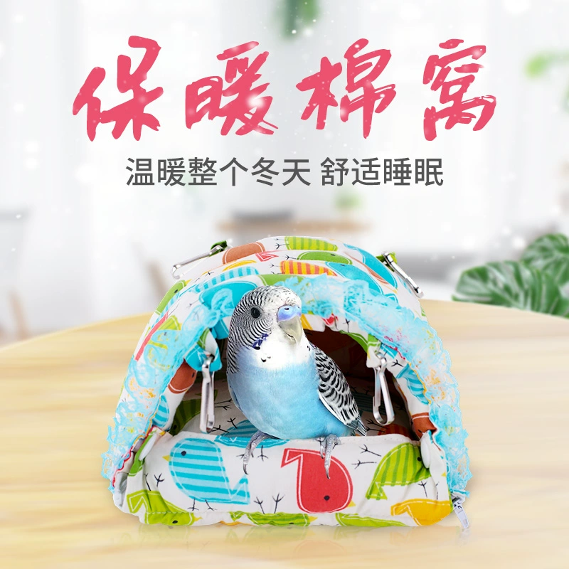 Sản phẩm Hàn Quốc đồ chơi lều chim ấm áp võng yến hoa mẫu đơn đen phượng hoàng búp bê lồng chim yến phụ kiện bông yến - Búp bê / Phụ kiện