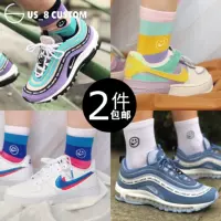Nike Air Force 1 Shadow, Air Jordan 1, спортивная обувь, милые светлые радужные носки, сделано на заказ
