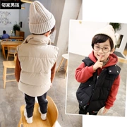 Áo vest bé trai cotton mùa đông 2018 phiên bản mới của Hàn Quốc áo vest trẻ em nam vest trẻ em dày mùa đông dày - Áo ghi lê