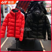 Li Ning xuống áo khoác nam 2018 mới đào tạo đích thực áo ngắn thể thao dài tay mùa đông có tay áo dài AYMN031 - Thể thao xuống áo khoác