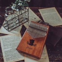 Lingbaqin người mới bắt đầu nhập nhạc cụ Kalinba kalimba ngón tay đàn piano Kalimba piano ngón tay cái 17 thẻ âm thanh - Nhạc cụ phương Tây trống điện tử