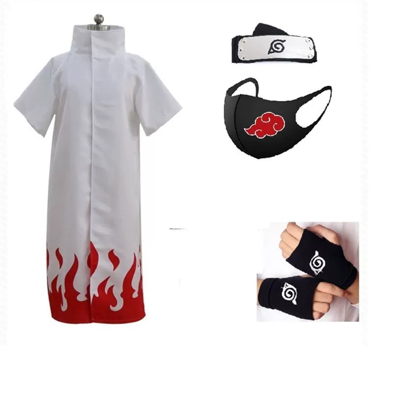 [Наруто Shippuden cosplay плащ 4-го и 6-го Хокаге плащ]