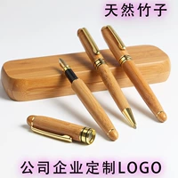 Натуральная бамбуковая пера подписная ручка бизнес -подарочный подарок пиран