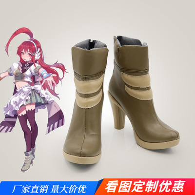 taobao agent Bump World Abby COS Performance Shoes Game Anime COSPLAY Boots Support Customized Man exhibits