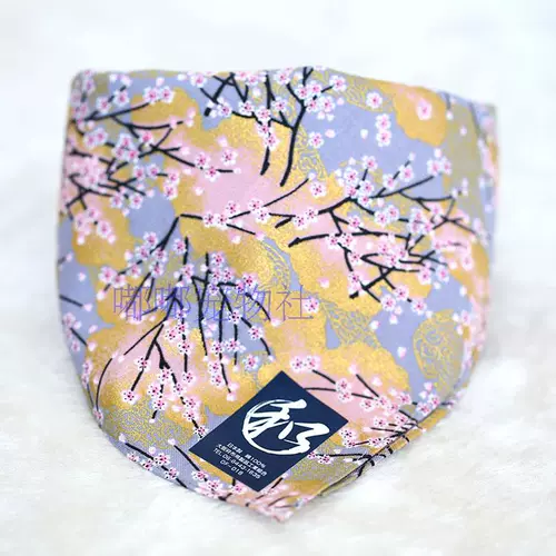 Японский импортный хлопковый шарф, слюнявчик, платок, аксессуар для волос