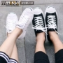 Ono INK Converse Jack Purcell Converse hở mũi giày da cắt thấp 1Q699 giày thể thao nữ màu đen
