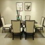 Bàn ăn Trung Quốc mới kết hợp bàn ghế phòng khách 6 người mẫu bàn phòng một bàn sáu ghế bàn ăn gỗ nguyên khối tùy chỉnh - Nhà cung cấp đồ nội thất 	nội thất đồ gỗ treo tường