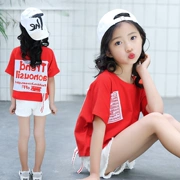 Quần áo trẻ em nữ mùa hè Áo phông 2019 phiên bản mới của Hàn Quốc áo cotton ngắn tay thời trang rộng rãi quần áo trẻ em thủy triều lớn - Khác