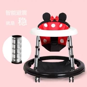 Baby Walker 6 7-18 tháng Cô gái Nam Em bé gấp nhiều lần điều chỉnh đẩy tay có thể chống chân - Xe đẩy / Đi bộ