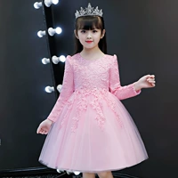 Весеннее осеннее платье, детская модная весенняя юбка, наряд маленькой принцессы, в западном стиле, детская одежда, 2020, в корейском стиле