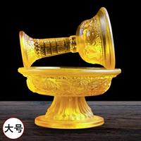 Метод тибетской остекленной защиты от Liuli Law Cup Cup Восемь благоприятных методов является крупным для буддийского украшения