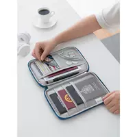 Gói hộ chiếu vé hộ chiếu thư mục bảo vệ bộ tài liệu nữ gói nam du lịch nước ngoài túi lưu trữ đa chức năng túi tài liệu - Túi thông tin xác thực ví đựng giấy tờ xe