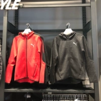 Kẻ xấu shop PUMA Hummer nam khâu màu mũ trùm đầu dây kéo đan áo khoác cardigan - Áo khoác thể thao / áo khoác áo khoác nam lining