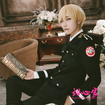 taobao agent {Sweetheart Home} ACCA13 Supervision Course 13 Area Jean Outas gold spot COSPLAY wig