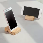Nhật Bản Desktop giữ điện thoại đứng sáng tạo phẳng gắn khung lười biếng đầu giường điện thoại kệ gỗ phổ Sống - Phụ kiện điện thoại di động